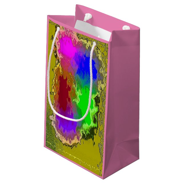 "Paleta de artista" Pequeña bolsa de regalo brilla (Angulo reverso)