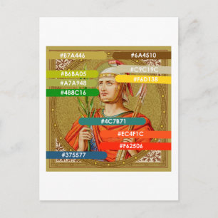 Paleta de colores para postal de San Sebastián (SN
