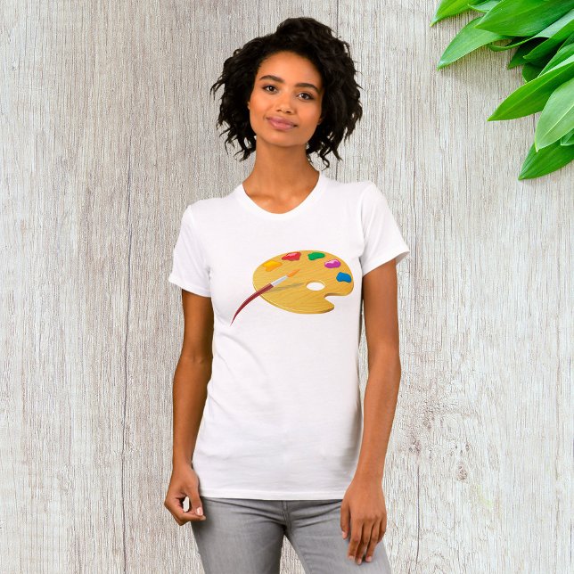 Paleta de pintores Camiseta de mujeres (Subido por el creador)