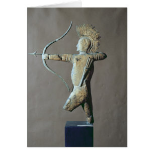 Paleta de tiempo bajo la forma de indio americano