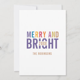 Paleta de Violeta Ultra Tarjeta de Navidad Foto