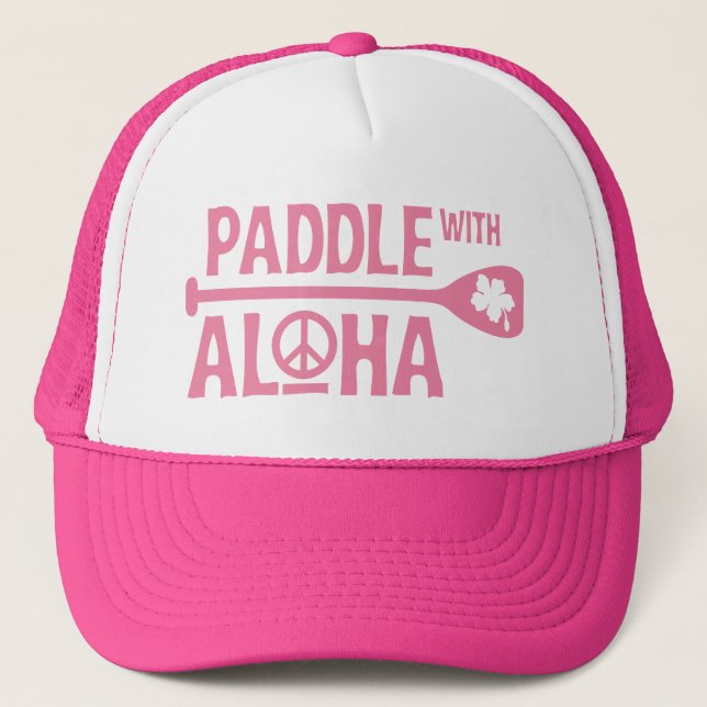 Paleta de Wahine con el gorra del camionero del (Anverso)