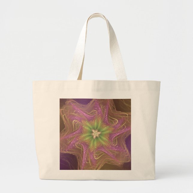 Paleta morada con luz fractal de bolsa para tocas (Frente)