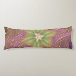 Paleta púrpura de luz fractal de almohada de cuerp