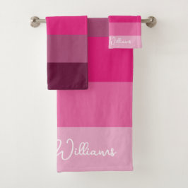 PALETTE DE COLOR ROSA DE bonito PATRÓN DE FRANJA D