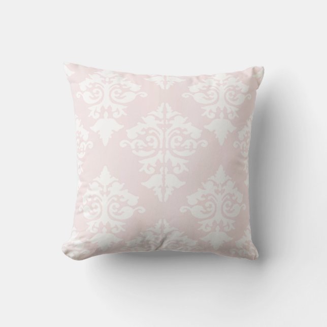 Palidezca - a la princesa rosada Cojín decorativo (Anverso)