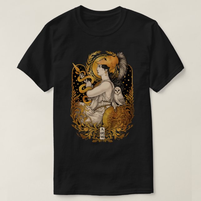 PALLAS ATHENA Camiseta Relajada (Diseño del anverso)