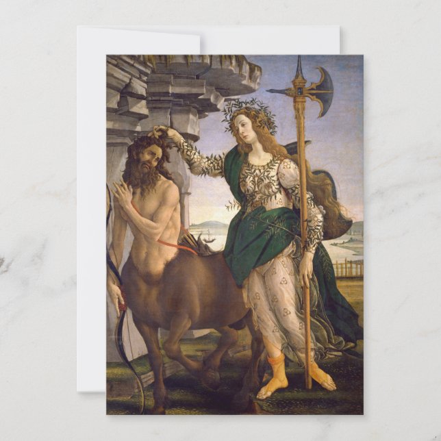 Pallas y Centaur | Botticelli (Anverso)