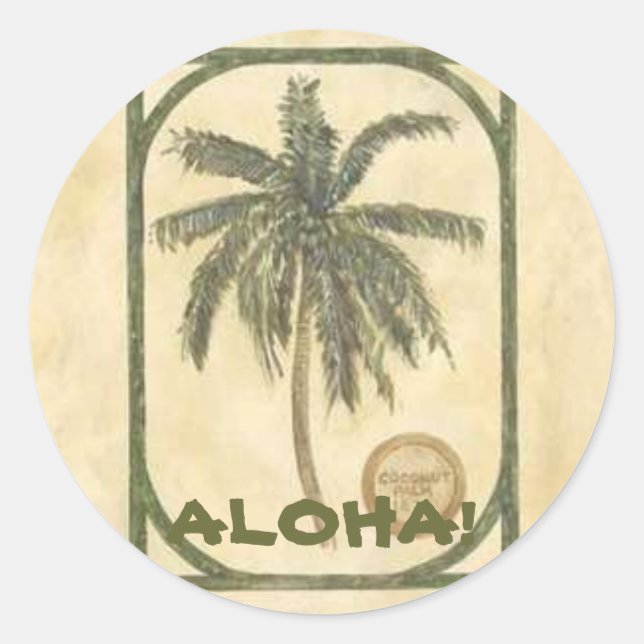 Palm22, ¡ALOHA! Pegatina (Anverso)