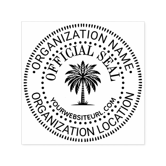 Palm #1 Personalizado genérico Nombre de sello ofi (Diseño)