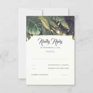 Palm Beach Boda Tropical RSVP