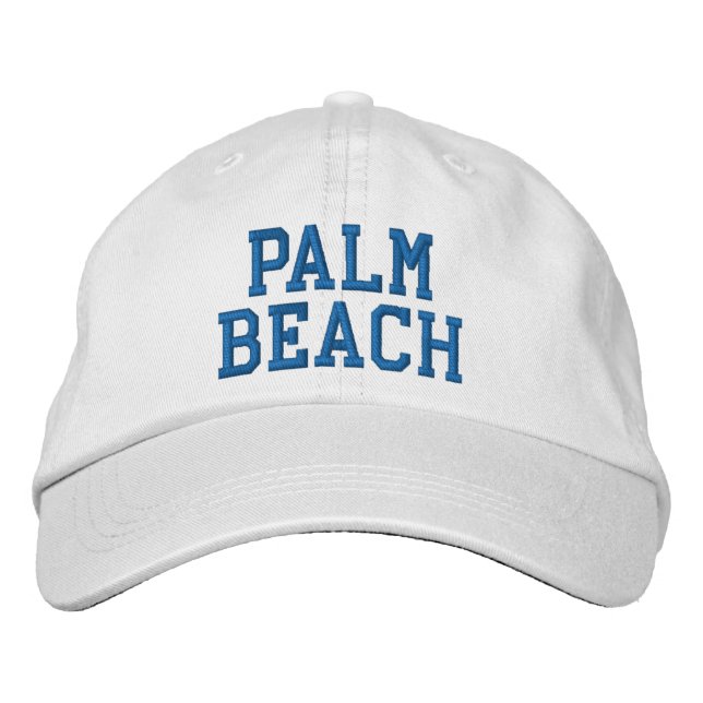 PALM BEACH Embroidered Gorra (Anverso)