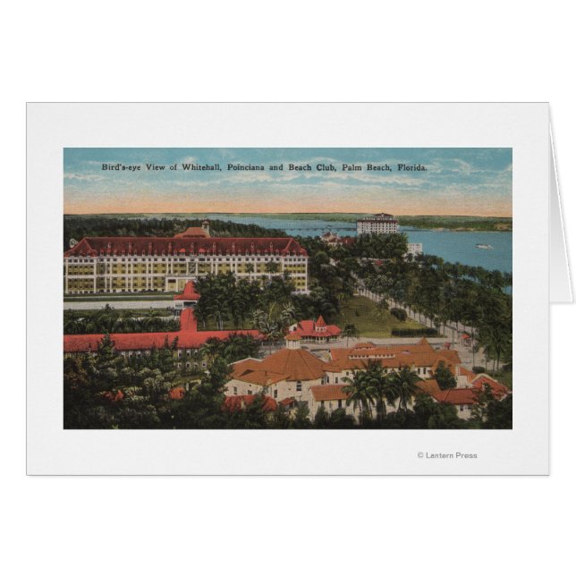 Palm Beach, FL - Whitehall, Poinciana, Playa (Anverso (Horizontal))