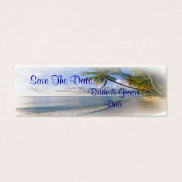 Palm Beach Wedding Tema Guardar las tarjetas de fe