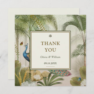 Palm Blank Tropical Boda Gracias