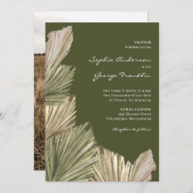 Palm bohemia deja invitación a matrimonio con foto