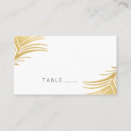 Palm de oro deja tarjetas modernas para los lugare