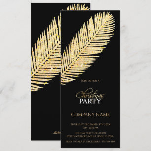 Palm de oro en Navidades elegantes de Black Cute C