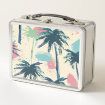 Palm Design Metalizado Lunch Box