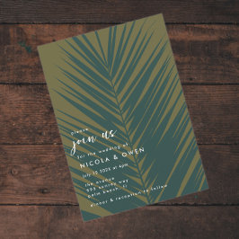 Palm Leaf | Participar En La Invitación De Boda De