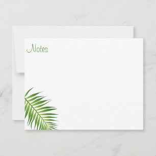 Palm Leaves Plantilla de guión manuscrita Floral