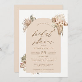 Palm Seca Bohemia deja invitación a ducha de novia