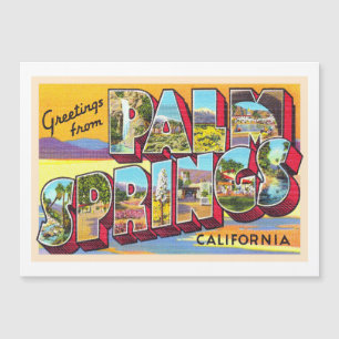 Palm Springs California Carta grande postal
