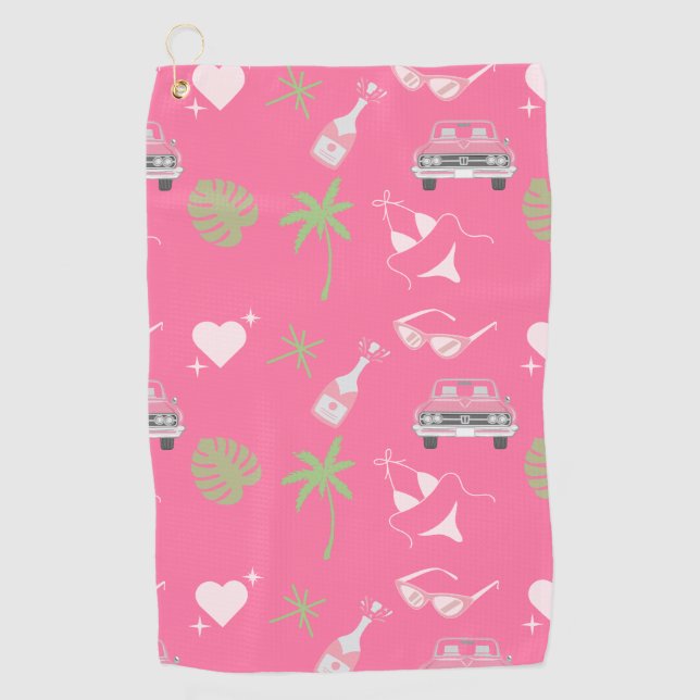 Palm Springs Country Club Toalla de Golf para Muje (Anverso)