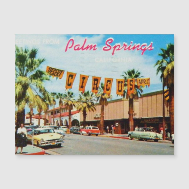 Palm Springs, foto vintage (Anverso)