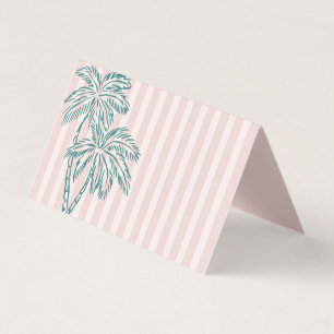 Palm Springs Pastel Beach Fiesta Tarjetas Place