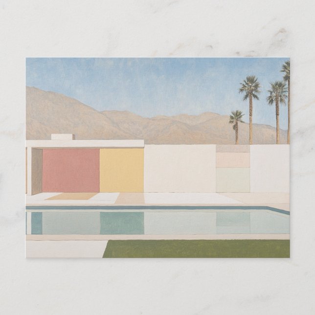Palm Springs, postal de California (Anverso)