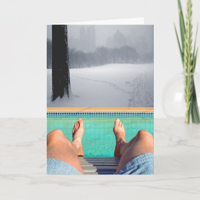 Palm Springs, tarjeta del día de fiesta de Nueva (Anverso)