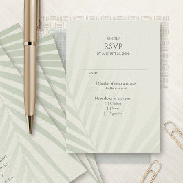 Palm Tree Beach Boda Costera de Destino RSVP