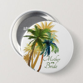 Palm Tree Beach Madre del botón de novia