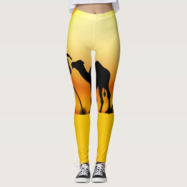 Palm Tree & Camel Leggings (Anverso)