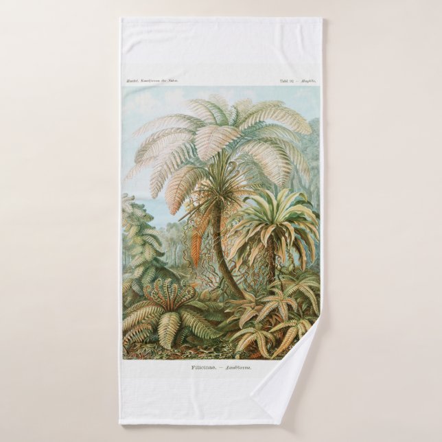 Palm Tree Ernst Haeckel (Toalla de baño)