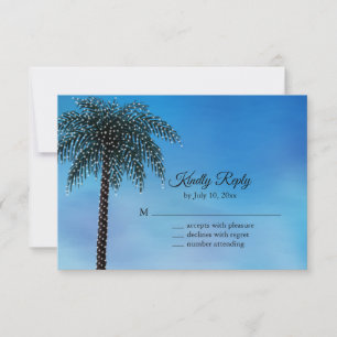 Palm Tree RSVP Watercolor