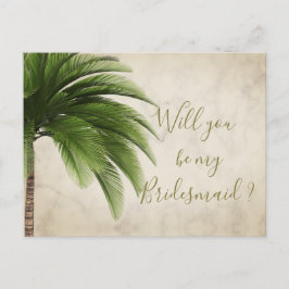 Palm Tree Serás Mi Invitación De La Novia