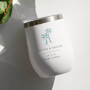 Palm Tree Tropical Destination Wedding Favor