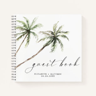 Palm Tree Tropical   Libro mínimo de Bodas