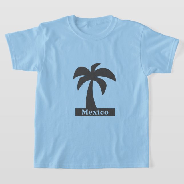 Palm Tree (vacaciones en México) - Camiseta básica (Distribución)