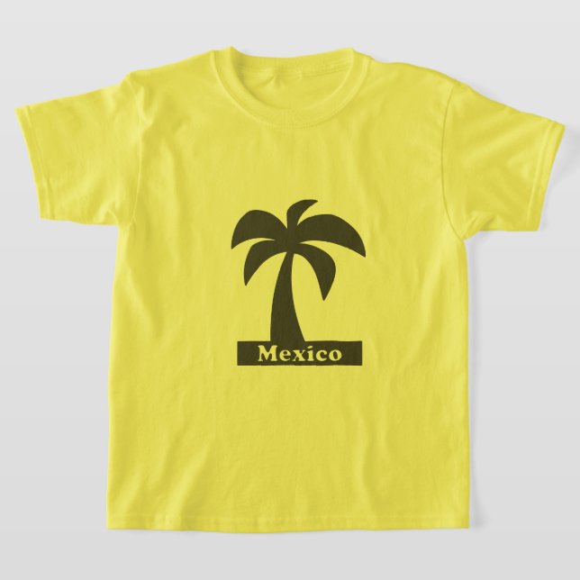 Palm Tree (vacaciones en México) - Camiseta básica (Distribución)