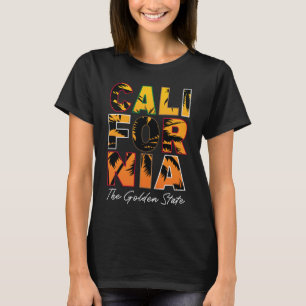Palm Trees de California Llenando Cartas Camisetas