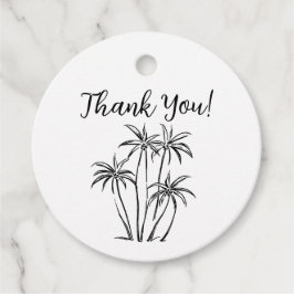 Palm Trees Gracias Etiqueta Favor, Bachelorette Pl