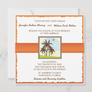 Palm Trees - Invitaciones a la boda