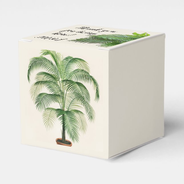 Palm Trees Sale de cajas Favoritas Personalizadas (Costado Anverso)