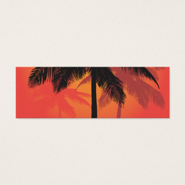Palm Trees Silhouettes Sunset (Frente)