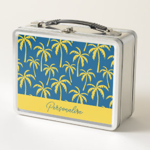 Palm Trees tropicales amarillo azul personalizado