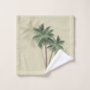 Palm Trepical Vintage en verde pálido