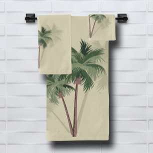 Palm Trepical Vintage en verde pálido